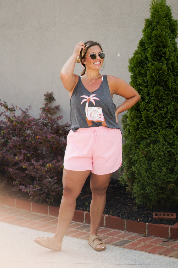 On The Run Shorts - Hot Pink – The Be Brand